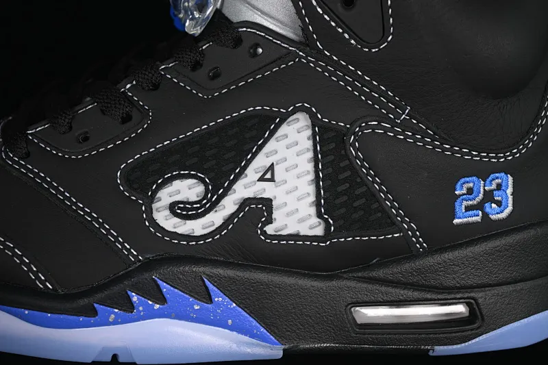 All categories Air Jordan Jordan series basketball shoes Air Jordan 5 L version Awake NY x Air Jordan 5 "Black Metallic" AJ5 Joe 5 joint model black and gray DV4982-004